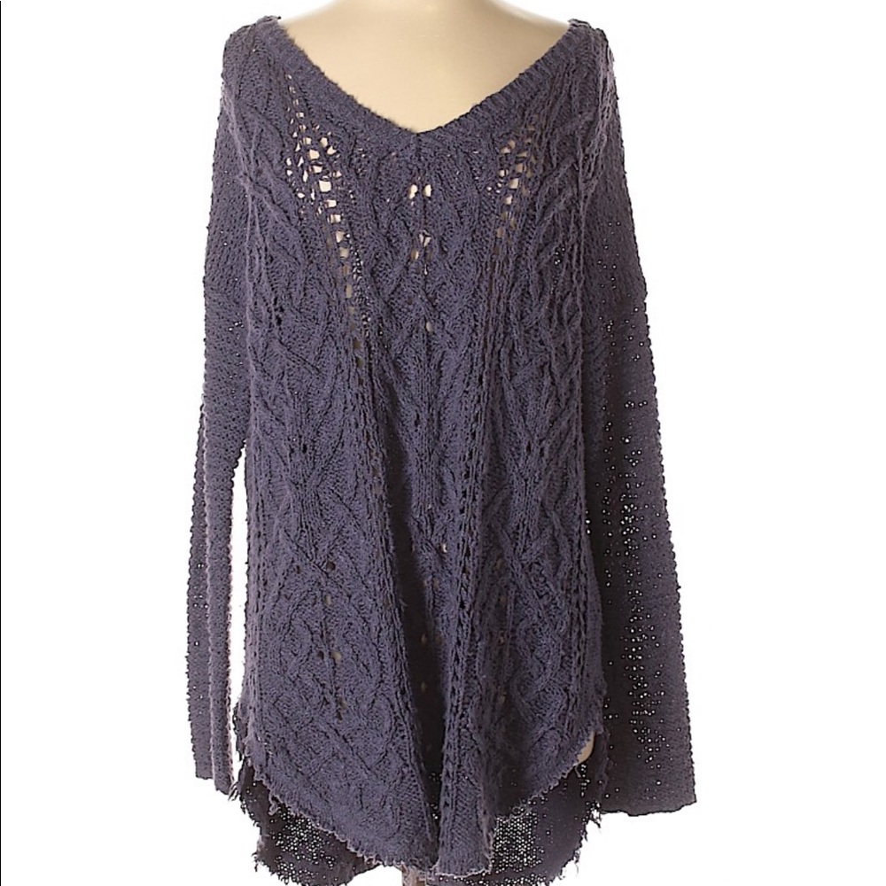 Free People purple sweater size Small-$65